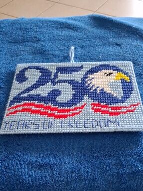 Handmade 250 Years of Freedom Patriotic Wall Hanging